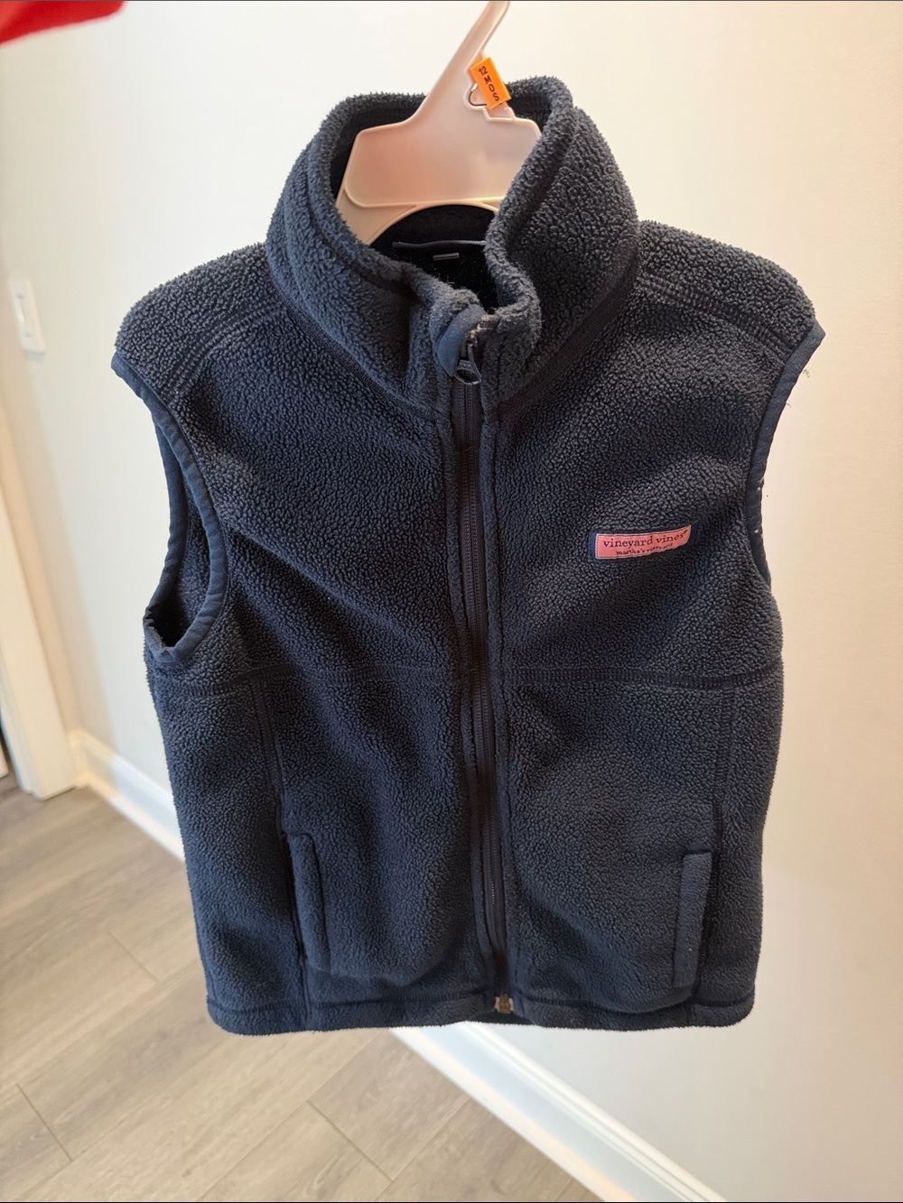 Kids navy fleece vineyard vines vest